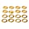 12 Packs: 8 ct. (96 total) Gold Eyelets by Loops & Threads™